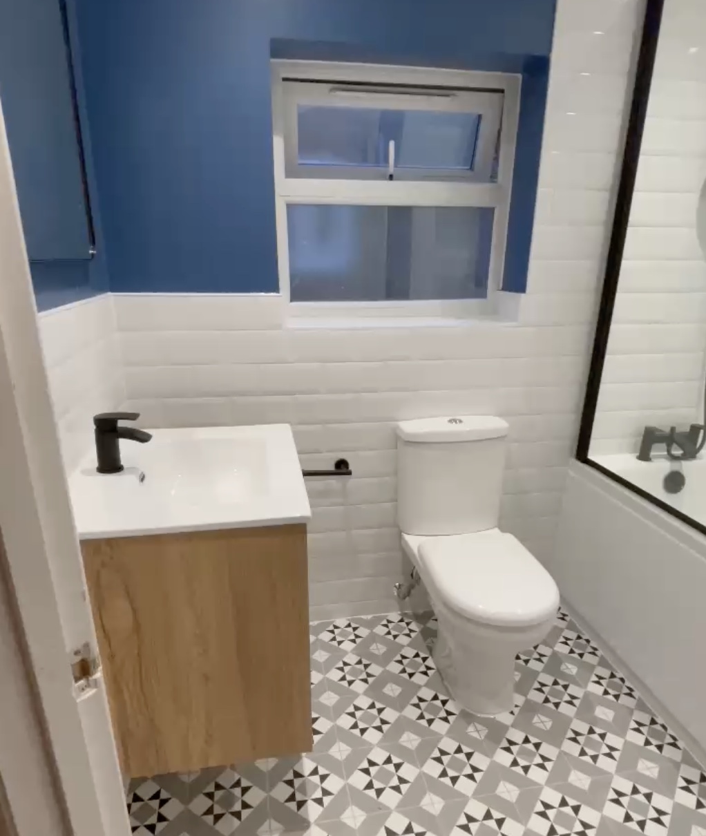 small bathroom design london
